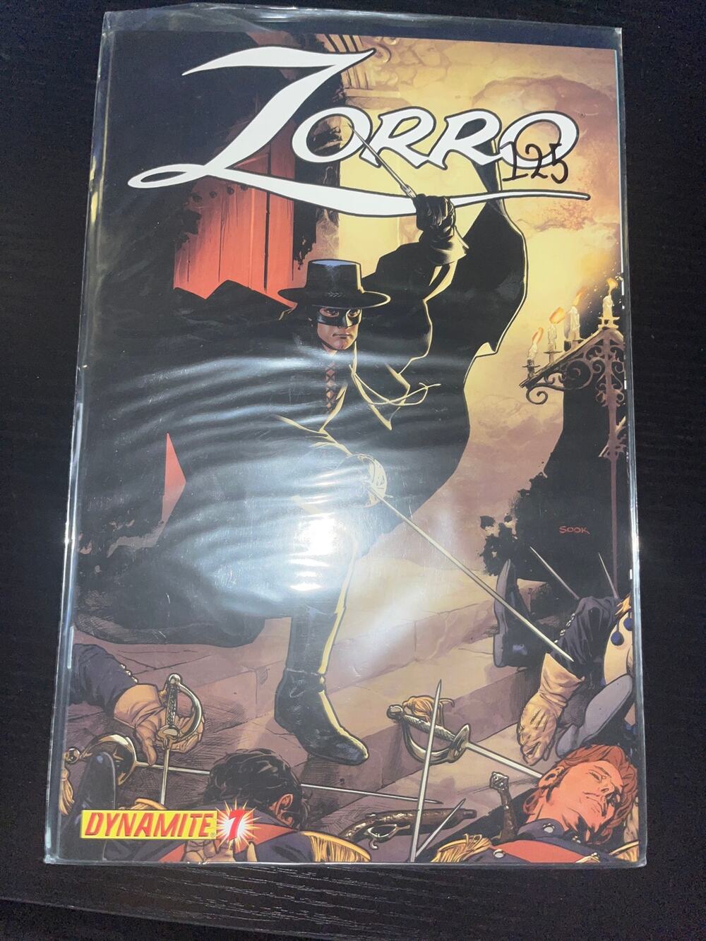 Zorro #7 (Cover B), published by Dynamite Entertainment in August 2008